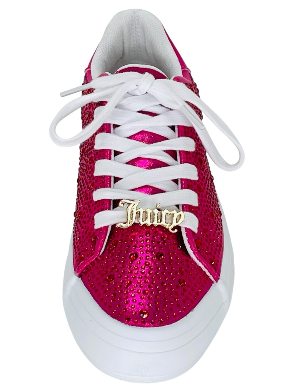 Juicy Couture Alanis Pink Rhinestone Womens Sneakers Size 6.5M - Picture 6 of 11